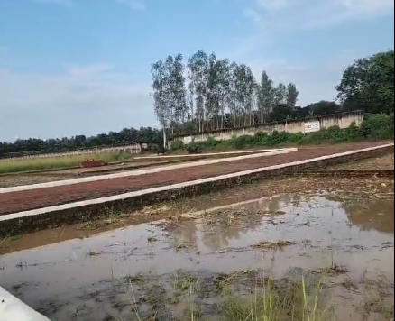 Landfilling work on project site