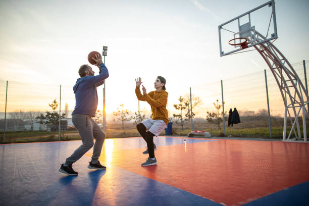 Basketball court amenity